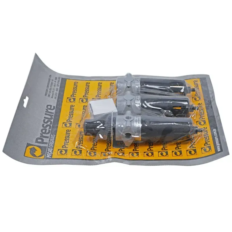 Filtro-Regulador-De-Ar-Odontologico-Triplo-Mini-1-4--Cj031-m-Pressure