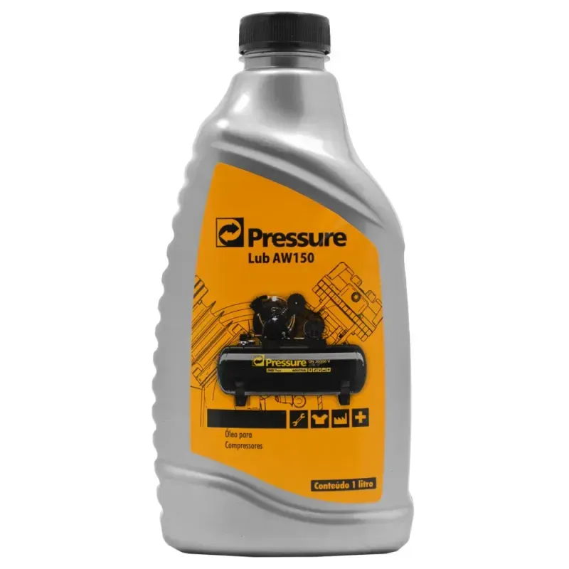 Oleo-Para-Compressores-De-Ar-Tipo-Pistao-1-Litro-Lub-AW150-Pressure