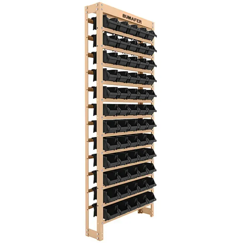 Estante-Gaveteiro-com-60-Gavetas-N°3-Preto-Bumafer