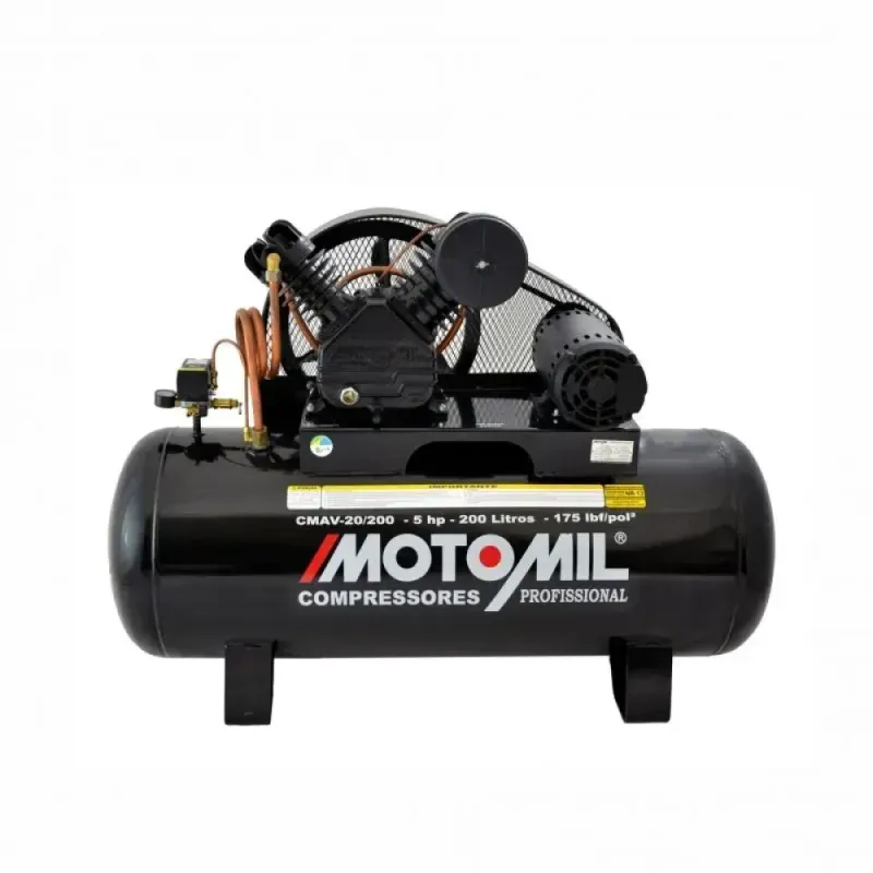 Compressor-Profissional-CMAV-20-200-280-380v-Motomil