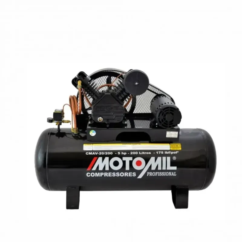 Compressor-Profissional-CMAV-20-200-280-380v-Motomil