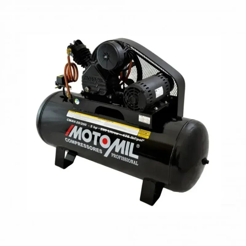 Compressor-Profissional-CMAV-20-200-280-380v-Motomil