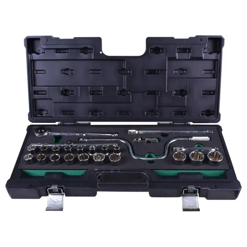 Jogo-de-Soquete-Estriado-Cromo-Vanadio-24-Pcs-1-2--Belzer-Sata