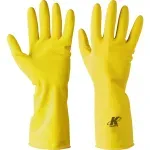 Luva-de-Latex-Natural-Impermeavel-Amarela-com-Forro-P-Kalipso