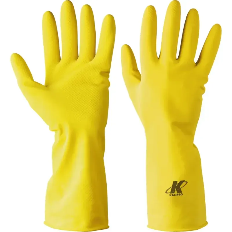 Luva-de-Latex-Natural-Impermeavel-Amarela-com-Forro-P-Kalipso