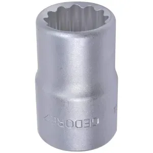 SOQUETE ESTRIADO 22MM ENCAIXE 3/4 GEDORE