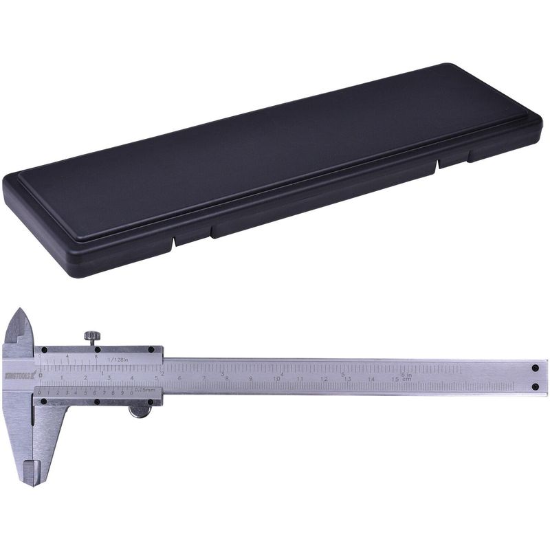 paquimetro-universal-500150-kingtools-aco-carbono-fosco-150mm-graduacao-de-005mm