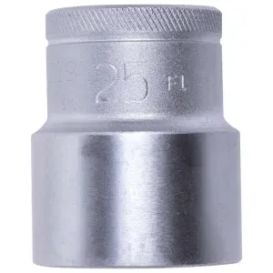 soquete estriado 25 mm encaixe 1/2 gedore 015121