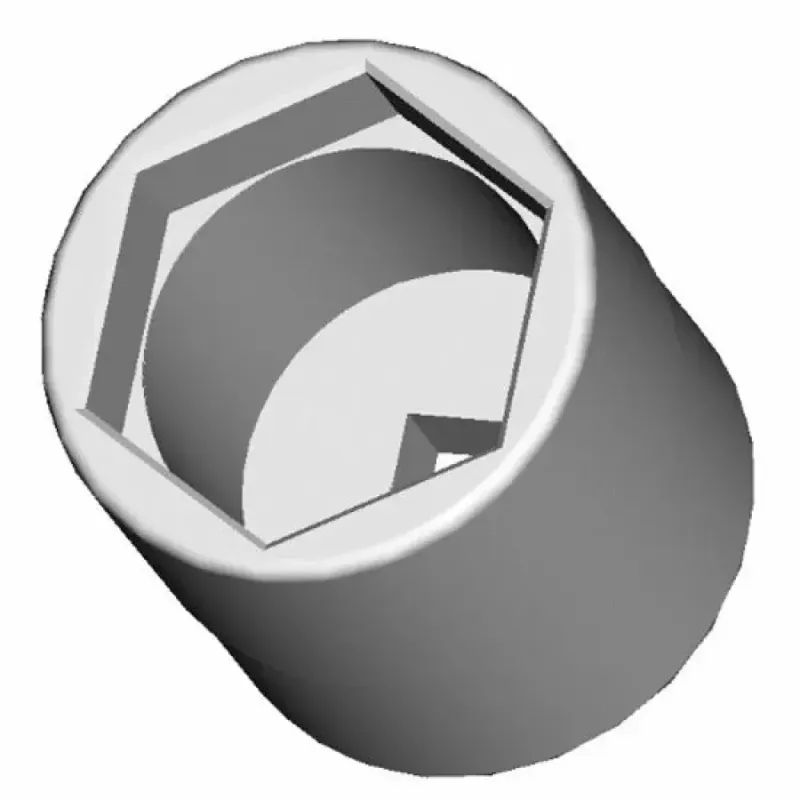 Chave-Sextavada-70Mm-1”-Para-Cubo-Da-Roda-Dianteira-Raven