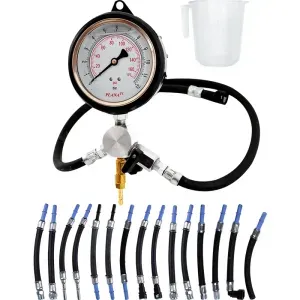Teste Pressão e Vazão 15+2Mg's com Manoômetro 4" 170psi Planatc