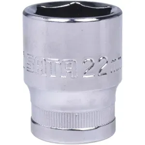 soquete sextavado 22 mm encaixe 1/2 sata st13313sc