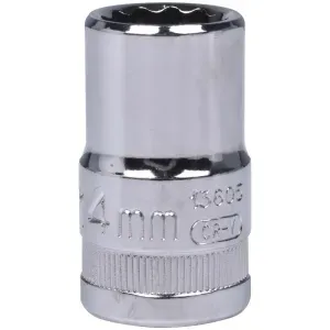 SOQUETE ESTRIADO 14 MM ENCAIXE 1/2 SATA ST13605SC