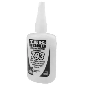 ADESIVO INSTANTâneo Cianoacrilato 100 GRAMAS 793 TEKBOND