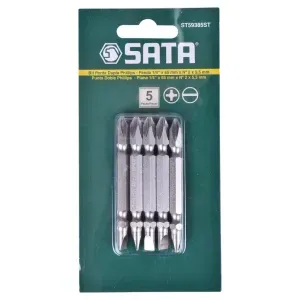 PONTAS BITS DUPLA FENDA/PHILLIPS CONJUNTO 5 PEÇAS SATA ST59385ST