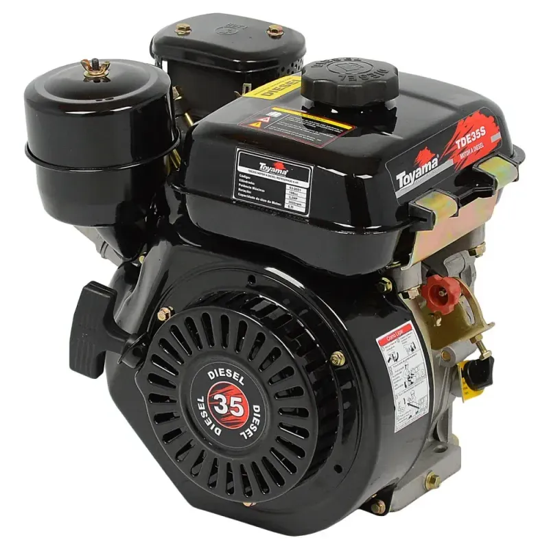 Motor-a-Diesel-Horizontal-33-HP-4-Tempos-TDE35S-Toyama