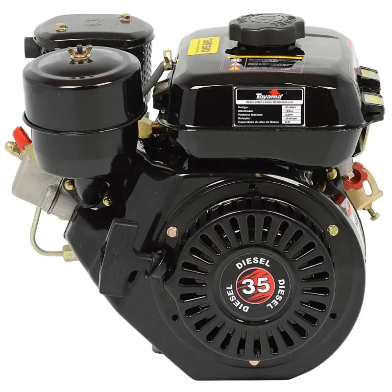 Motor-a-Diesel-Horizontal-33-HP-4-Tempos-TDE35S-Toyama