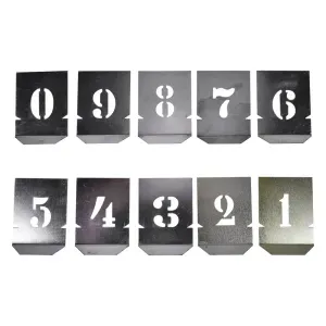 Algarismo em Lâmina 0 a 9 25mm Para Pintura IMK-67 Krause