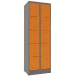Armario-Guarda-Volumes-6155F-Presto---Duplo-10-Portas-Com-Fechadura