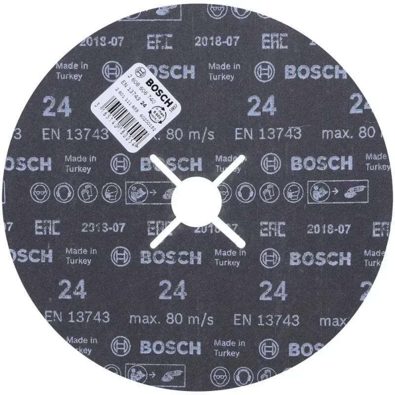 Disco-De-Lixa-Em-Fibra-7---180mm--G24-Azul-Best-For-Metal-Bosch