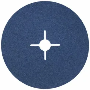 Disco De Lixa Em Fibra 7" (180mm) G100 Azul Best For Metal Bosch