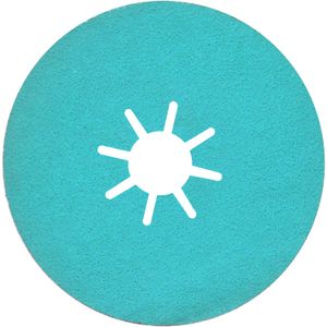 Disco De Lixa Em Fibra 7 (180mm) G60 Verde Inox Bosch