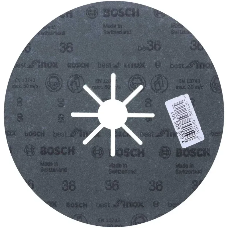 Disco-De-Lixa-Em-Fibra-7---180mm--G36-Verde-Best-For-Inox-Bosch