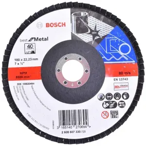 Disco Flap 180x22mm Best For Metal Bosch