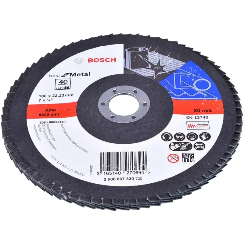 Disco-Flap-180x22mm-G40-Best-For-Metal-Bosch