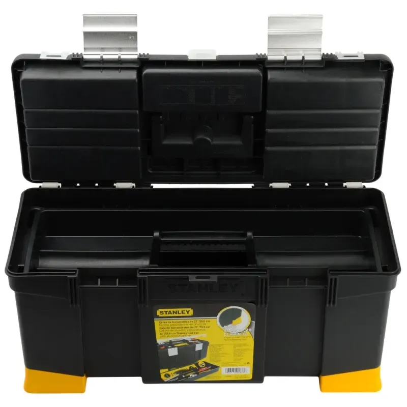 Caixa-Plastica-De-Ferramentas-22--22080-Stanley---Trava-Dupla-De-Aluminio