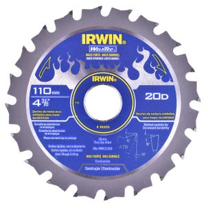 Serra Circular Weld Tec 4.3/8"X 20D X 20MM (Corta Prego)  Irwin