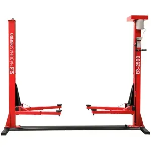 Elevador Automotivo 2,5T Vermelho Trif 220V Maquina Ribeiro