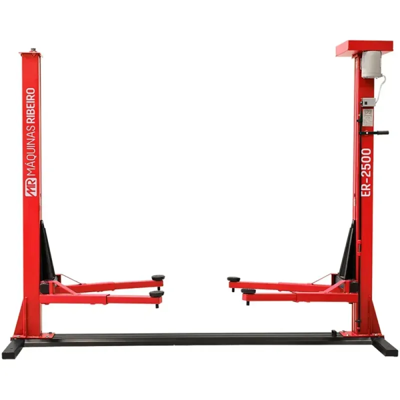 Elevador-Automotivo-25T-Vermelho-Trif-220V-Maquina-Ribeiro-