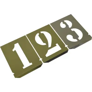 Algarismo Em Lâmina 0 A 9 35MM Para Pintura Imk-068 Krause