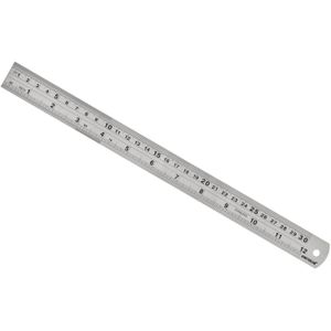 Régua/Escala De Aço Inoxidável 150mm 600.003 Kingtools - Graduação mm/in