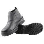 Botina-De-Couro-Elastico-Com-Bico-De-Aco-N°43-Bidensidade-BWLE-Fox-EPI