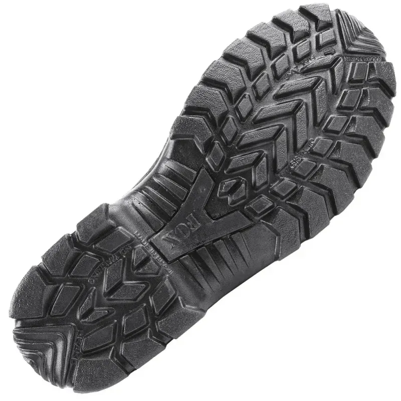 Botina-De-Couro-Elastico-Com-Bico-De-Aco-N°43-Bidensidade-BWLE-Fox-EPI