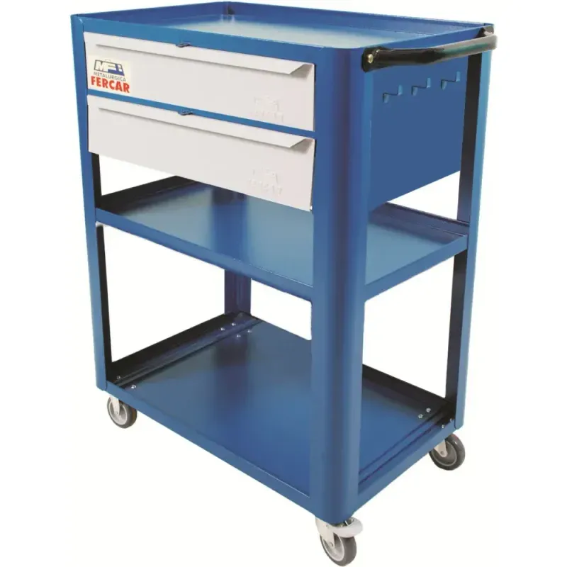 Carro-Para-Ferramentas-Com-2-Gavetas-e-1-Prateleira-C03-Fercar