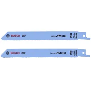 Lâmina Serra Sabre 150MM Basic Metal 2 Peças S918BF Bosch