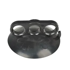 Ventosa Em Silicone Preta 110mm Para Martelinho de Ouro Bumafer
