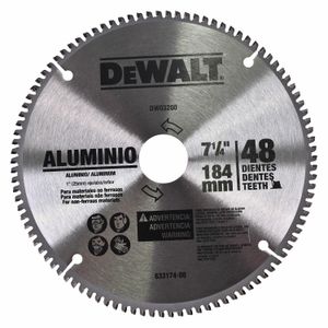 Disco de Serra Circular 7.1/4" 48 Dentes DW03200 Dewalt