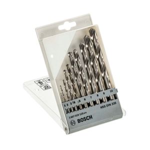Jogo Broca para Metal HSS-G 1-10mm 10 peças Bosch