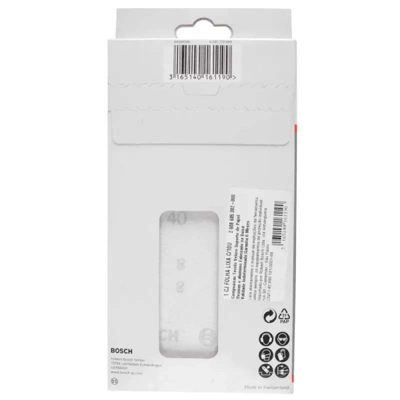 Kit-10-Folhas-de-Lixa-Com-Velcro-93X185mm-P40-Expert-Bosch