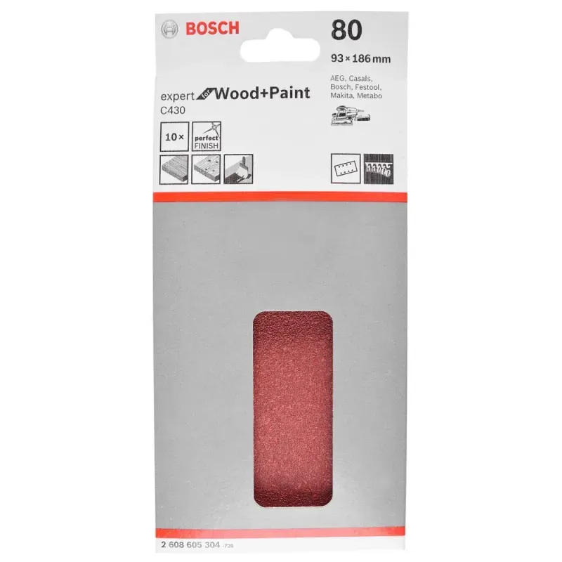 Kit-10-Folhas-de-Lixa-Com-Velcro-93X185mm-P80-Expert-Bosch