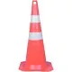 Cone para Sinalização em PVC 75cm Laranja e Branco Worker