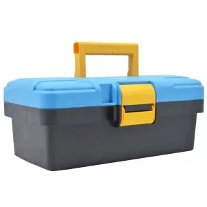 Caixa de Ferramentas Sem Bandeja 12" Azul 64016 Valeplast