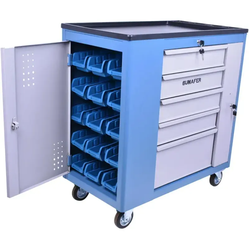 Carro-Oficina-Com-5-Gavetas-E-Painel-80x45x86cm-CR-90-Bumafer
