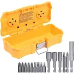 Jogo-de-Ponta-Bits-com-Estojo-Magnetico-com-15-Pecas-DeWalt