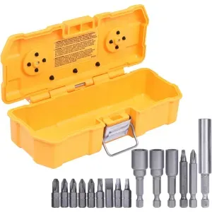 Jogo de Ponta Bits com Estojo Magnético com 15 Peças DeWalt
