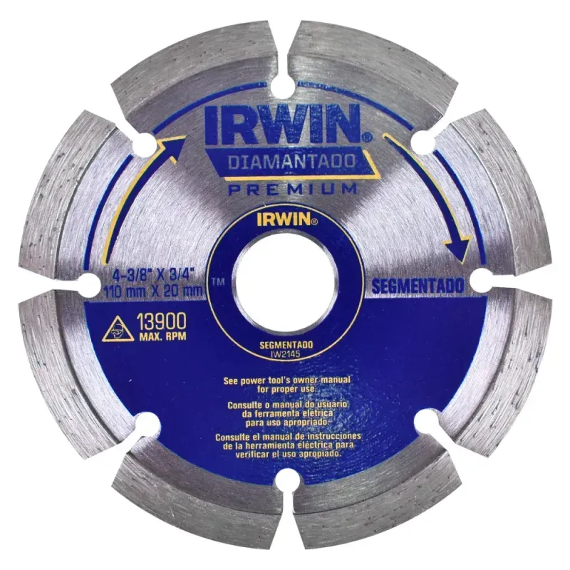 Disco-Diamantado-Segmentado-Seco-umido-IW2145-Irwin