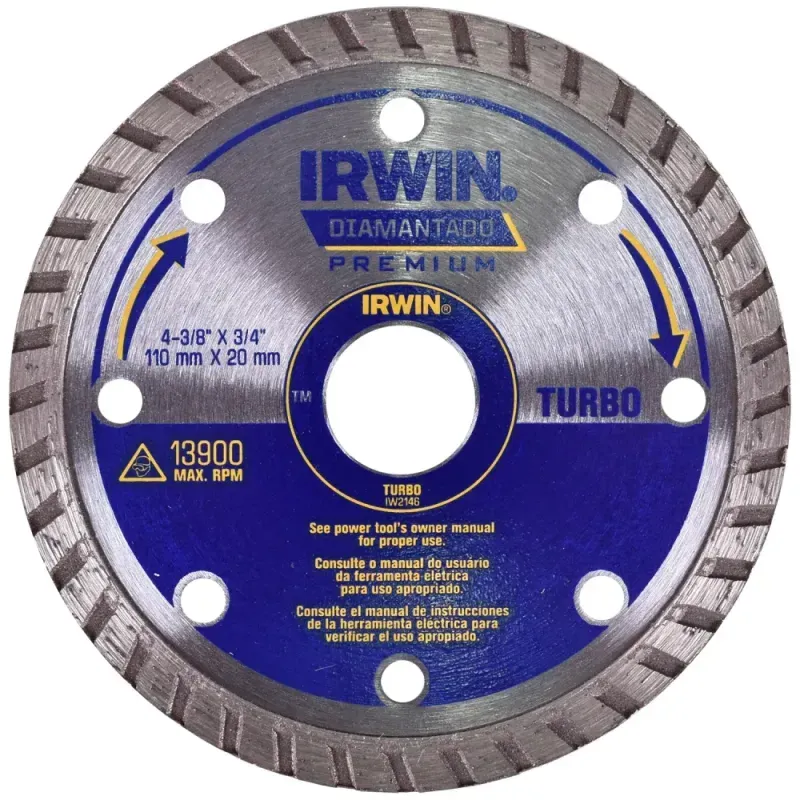 Disco-Diamantado-110x20mm-Turbo-Seco-Umido-IW2146-Irwin